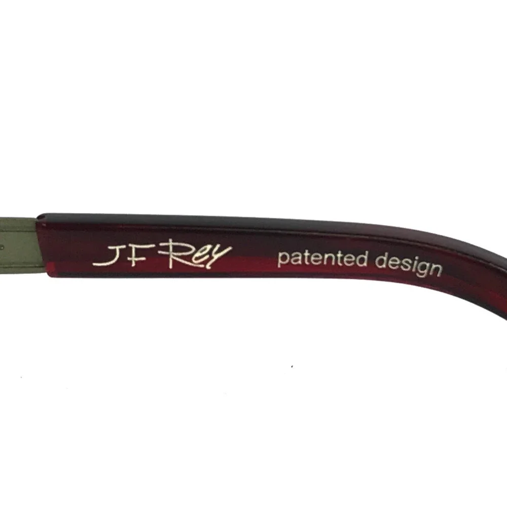 J.F. Rey Eyeglasses Frames JF2573 4830 Khaki Red Oliver Green Demi 56-18-144